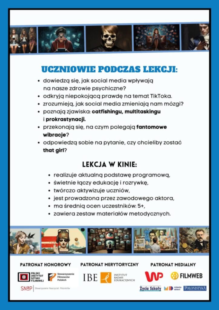 Lekcja w kinie – Social media – być czy nie być? 6