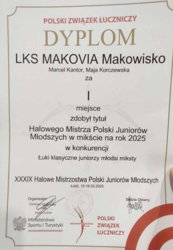 Uczeń naszej szkoły Marcel Kantor Mistrzem Polski!!! 5