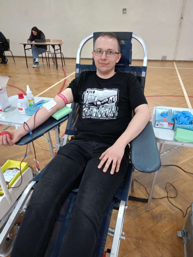 Kolejna szlachetna akcja krwiodawstwa Szkolnego Klubu Honorowych Dawców Krwi „Dla Niepodległej” 2