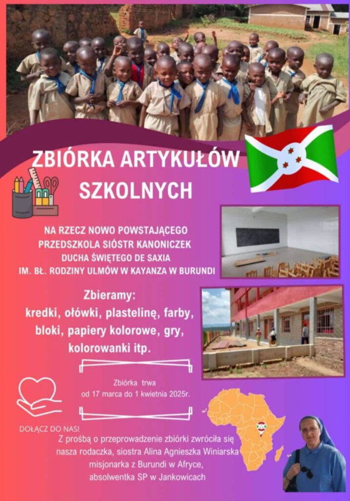 Dziękujemy! Zakończyliśmy zbiórkę dla przedszkola w Burundi! 2
