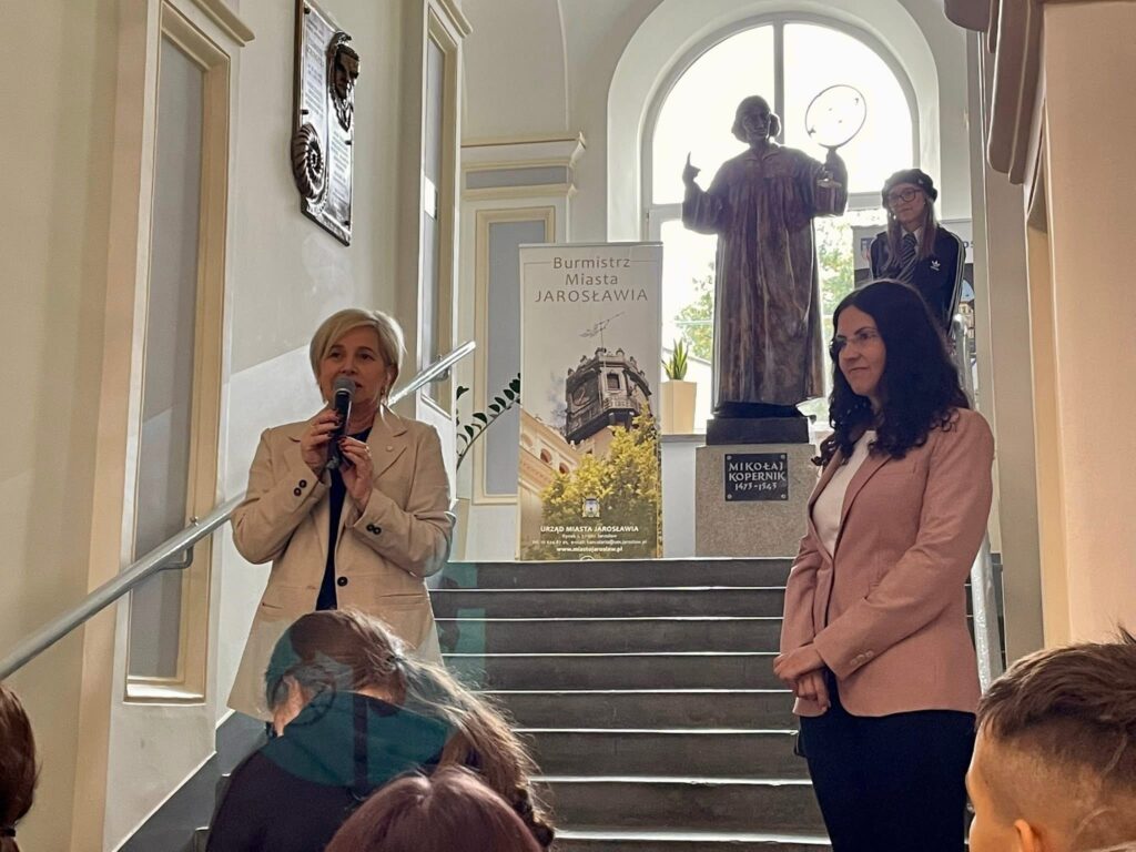 Reprezentacja klas pierwszych w Międzyszkolnej Grze Terenowej „TARCZA” 2