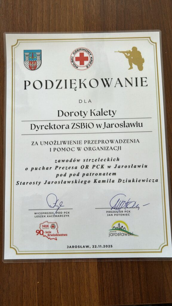 Krwiodawcy z Podkarpacia rywalizowali w ZSBiO  o Puchar Prezesa OR PCK w Jarosławiu w zawodach strzeleckich 16