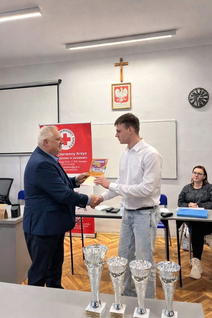 Sukces naszego ucznia w Olimpiadzie Zdrowia PCK 2
